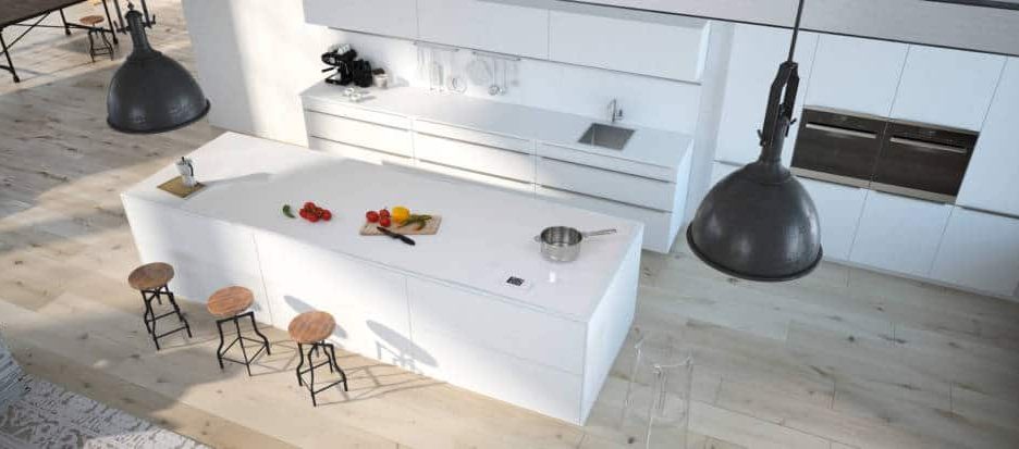 Dream kitchen with a glass-ceramic cooktop by EuroKera.